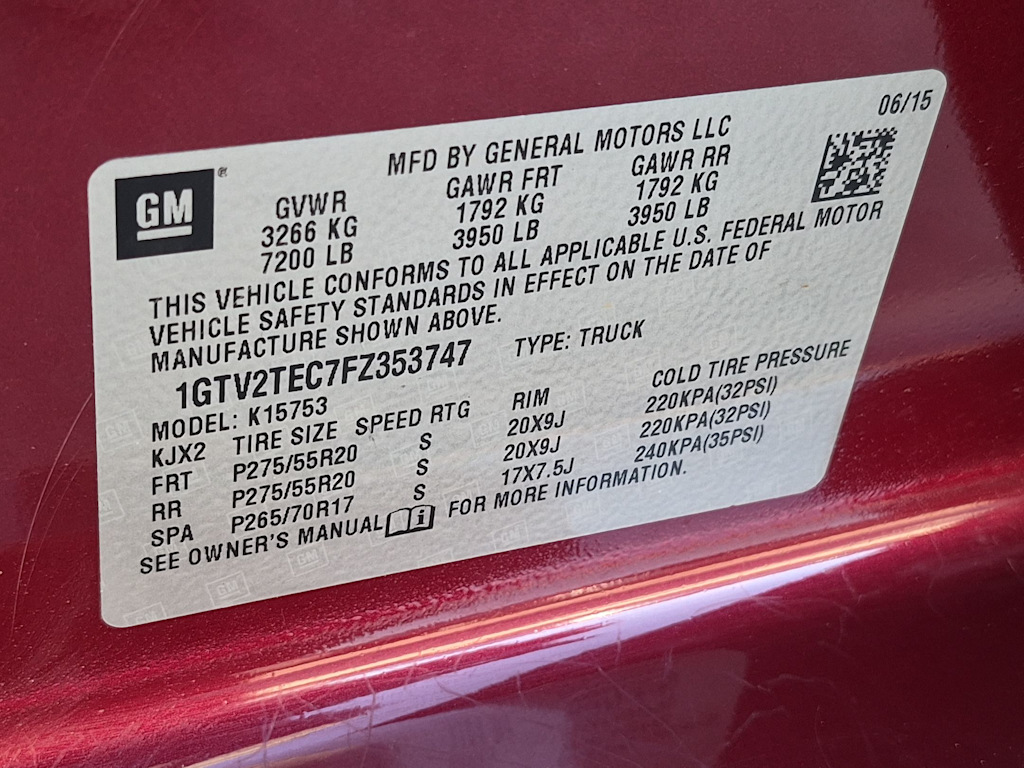 Thumbnail: 2015 GMC Sierra 1500 - 16