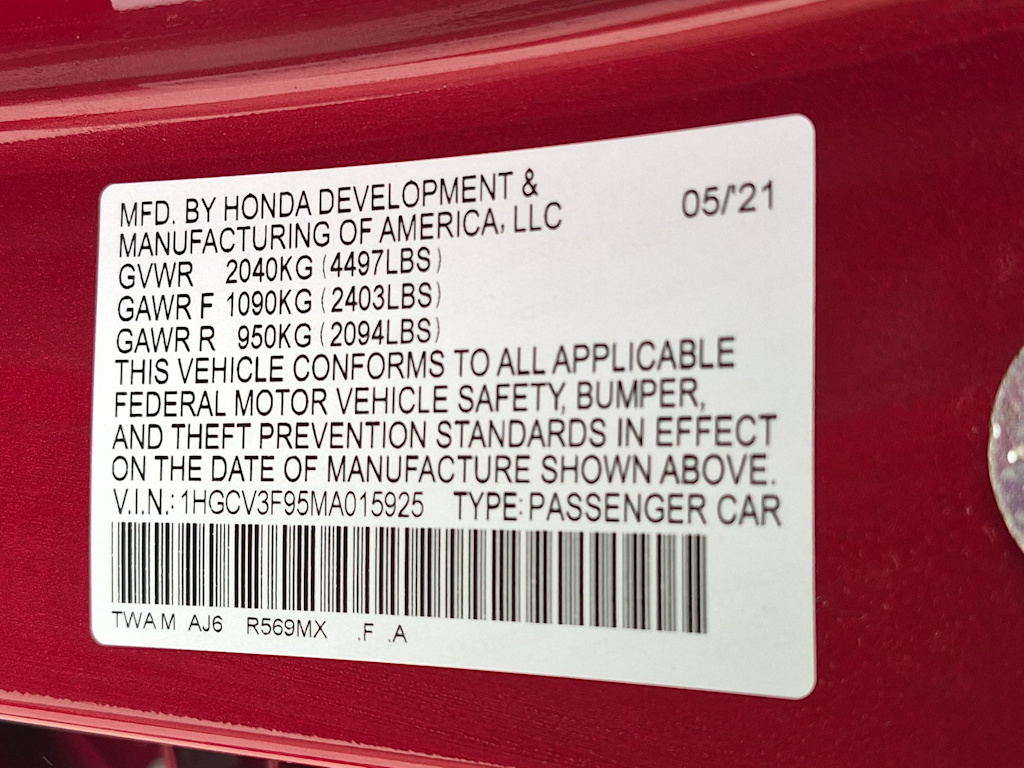 Thumbnail: 2021 Honda Accord - 18