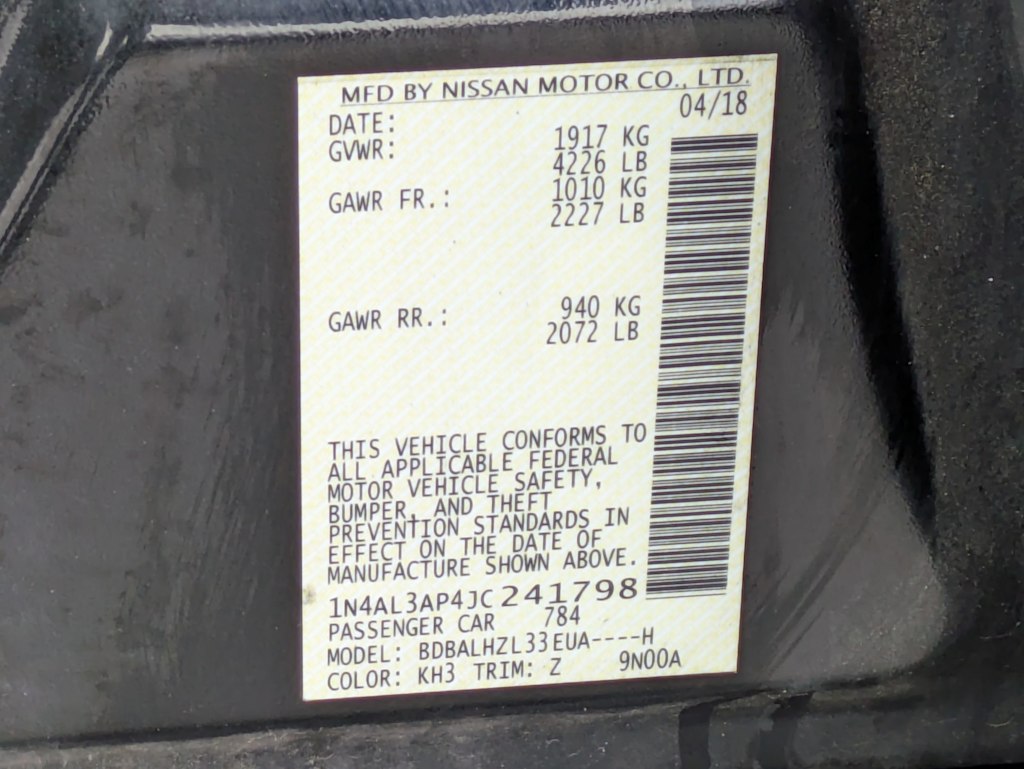 Thumbnail: 2018 Nissan Altima - 17