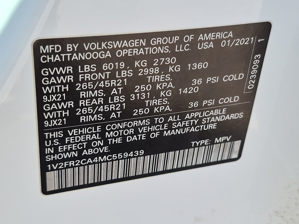 Thumbnail: 2021 Volkswagen Atlas - 19
