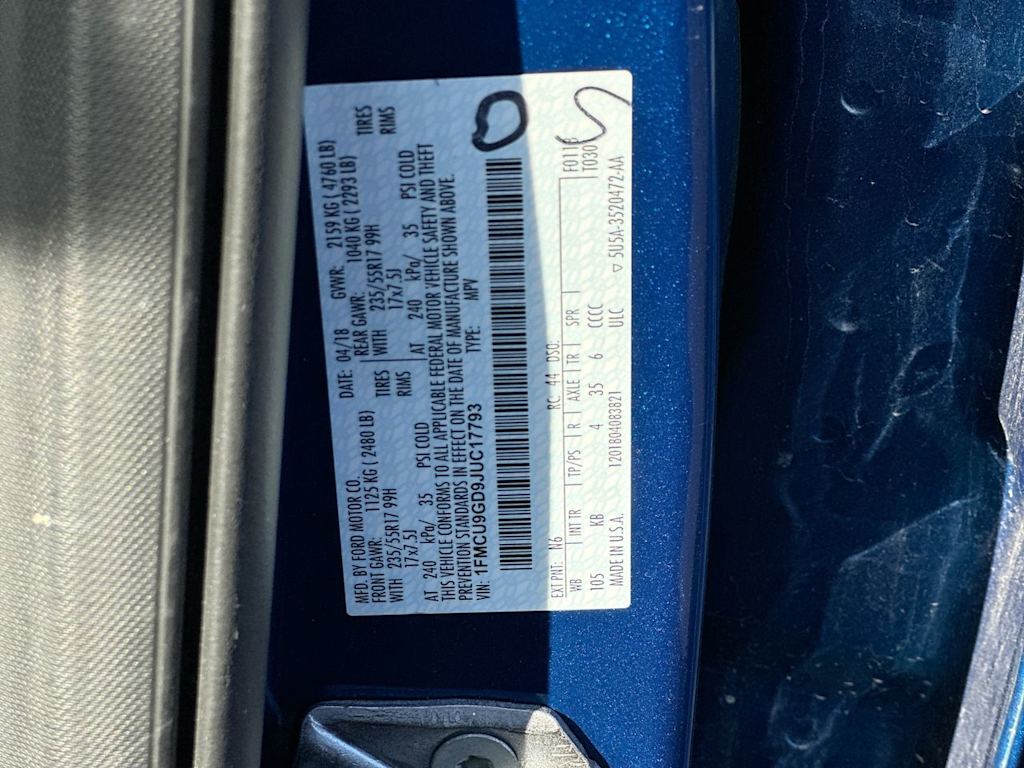 Thumbnail: 2018 Ford Escape - 17