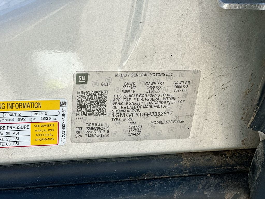 Thumbnail: 2017 Chevrolet Traverse - 17