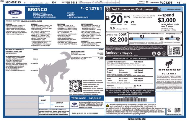 Thumbnail: 2023 Ford Bronco - 16