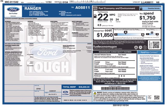 Thumbnail: 2020 Ford Ranger - 17