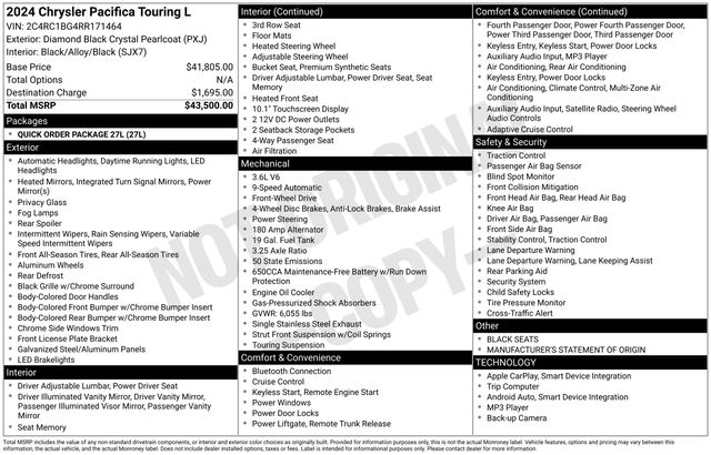 Thumbnail: 2024 Chrysler Pacifica - 17