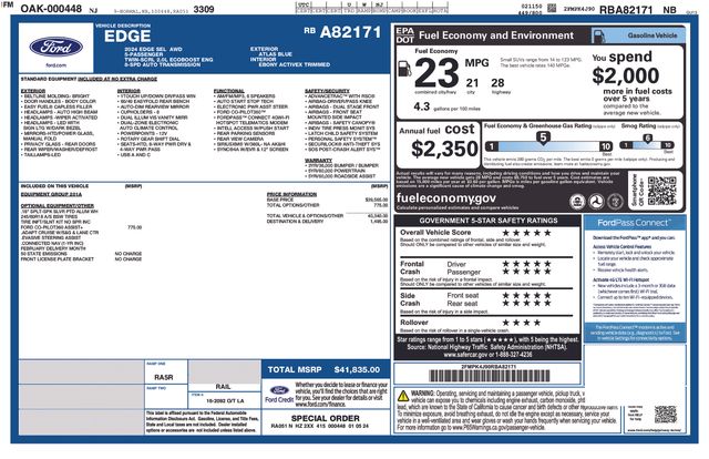 Thumbnail: 2024 Ford Edge - 18