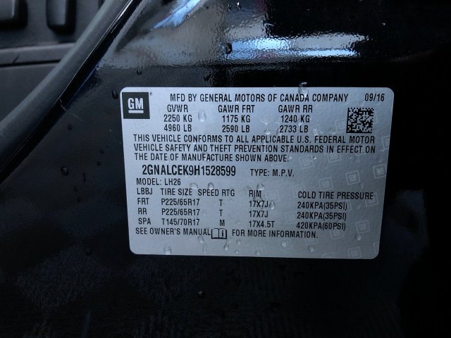 Thumbnail: 2017 Chevrolet Equinox - 34