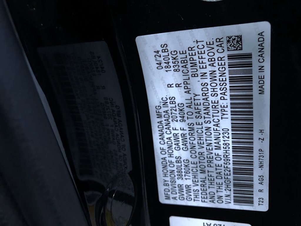 2024 Honda Civic Sport 18