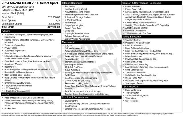 Thumbnail: 2024 Mazda CX-30 - 17