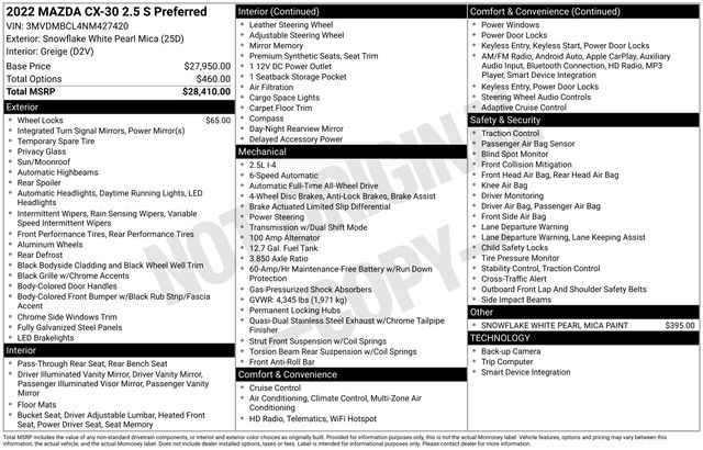 Thumbnail: 2022 Mazda CX-30 - 19