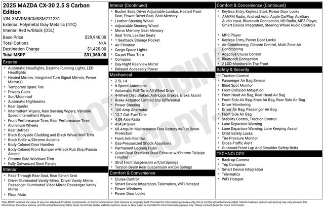 Thumbnail: 2025 Mazda CX-30 - 20
