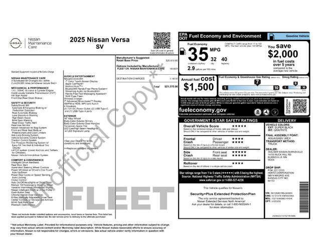 Thumbnail: 2025 Nissan Versa - 19