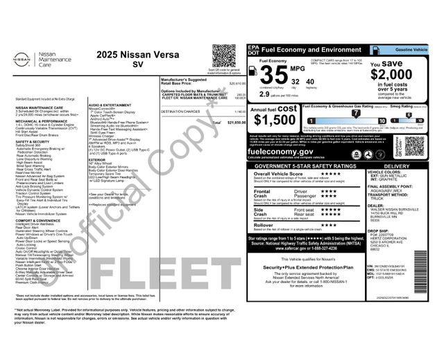 Thumbnail: 2025 Nissan Versa - 19