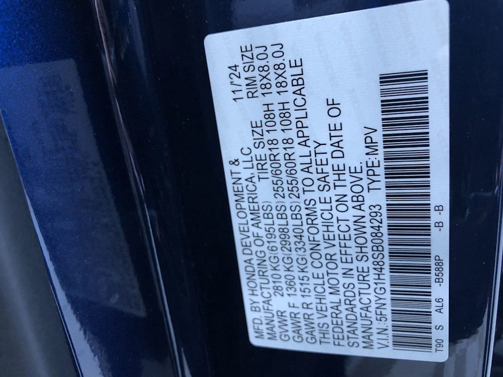 2025 Honda Pilot EX-L 19