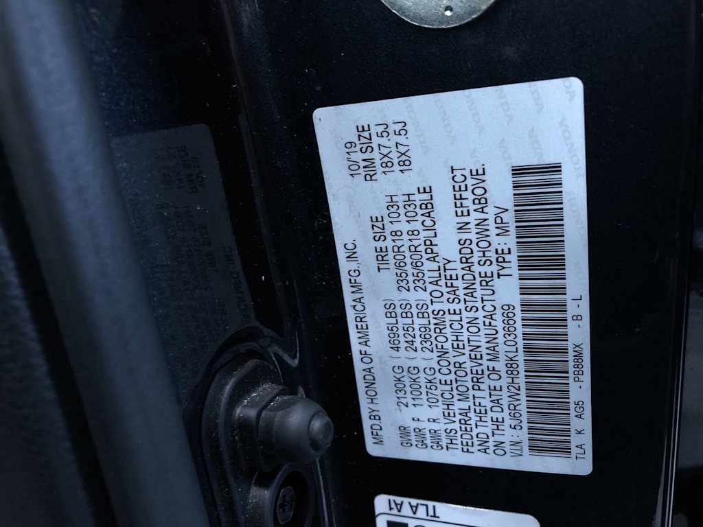 2019 Honda CR-V EX-L 18