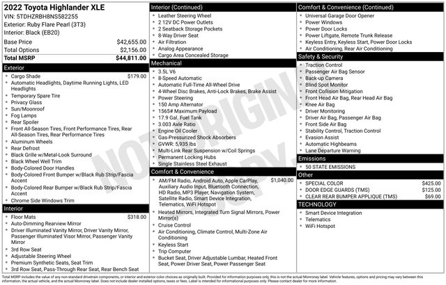 Thumbnail: 2022 Toyota Highlander - 18
