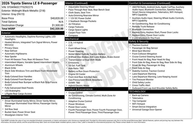 Thumbnail: 2026 Toyota Sienna - 17