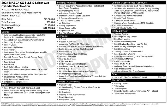 Thumbnail: 2024 Mazda CX-5 - 19
