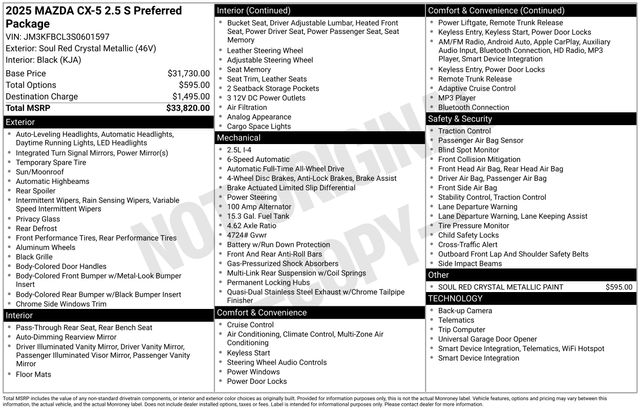 Thumbnail: 2025 Mazda CX-5 - 19