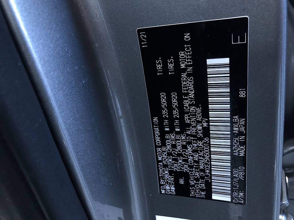 2022 Lexus NX Hybrid 350h Luxury 19