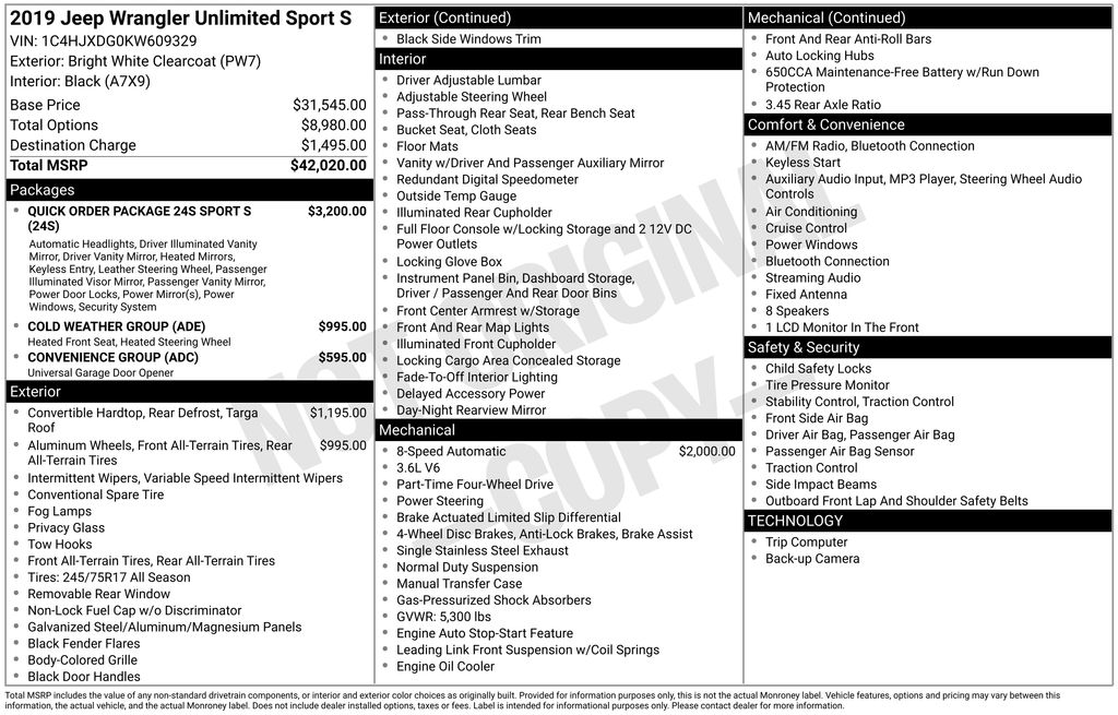 Thumbnail: 2019 Jeep Wrangler - 37