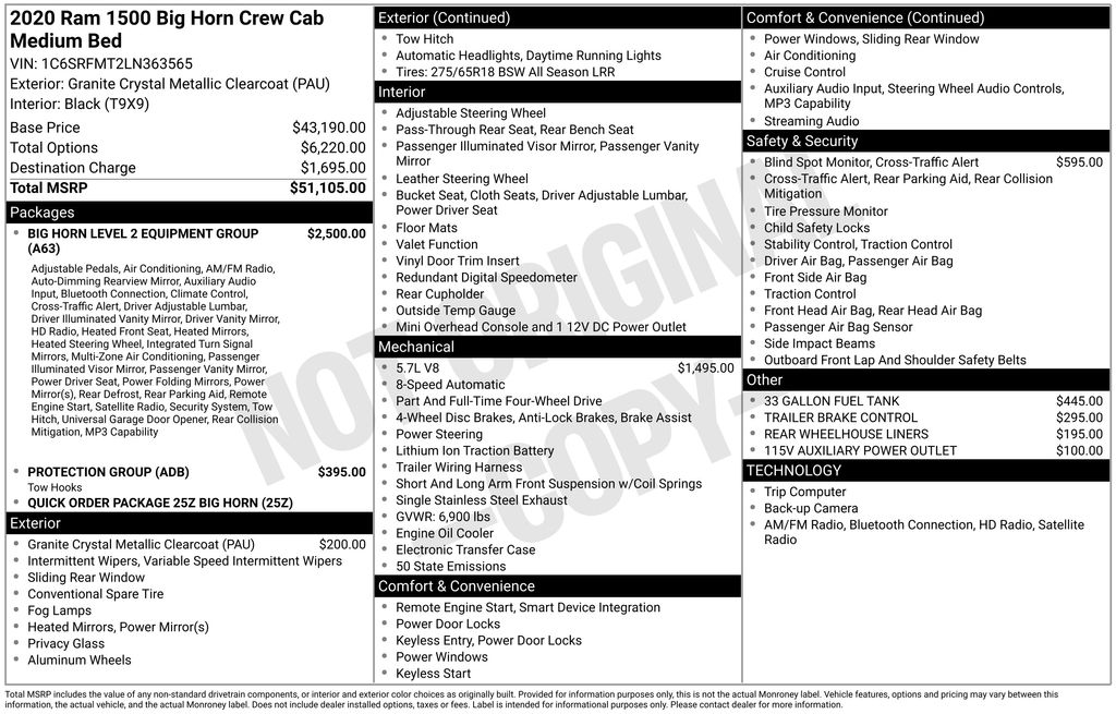 Thumbnail: 2020 RAM 1500 - 37