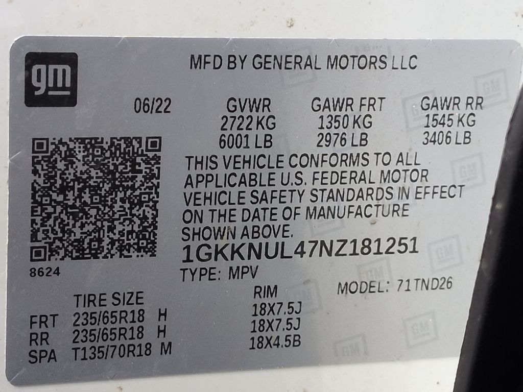 Thumbnail: 2022 GMC Acadia - 18