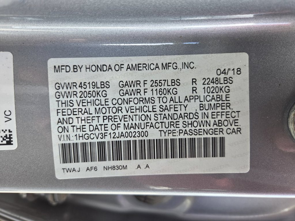 Thumbnail: 2018 Honda Accord - 18