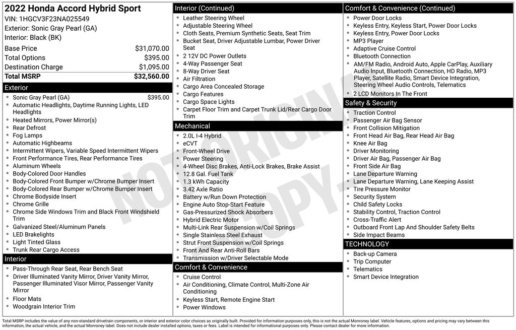 Thumbnail: 2022 Honda Accord - 38