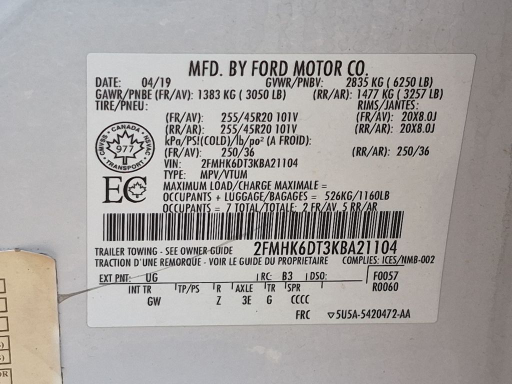 Thumbnail: 2019 Ford Flex - 20