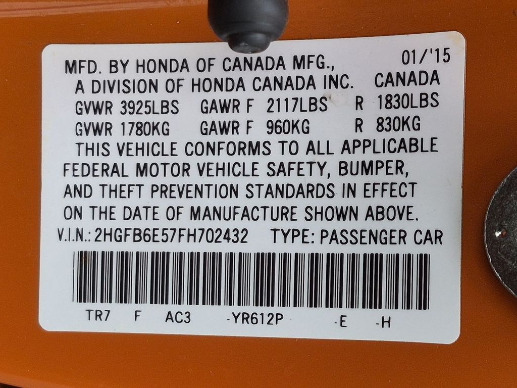 Thumbnail: 2015 Honda Civic - 19
