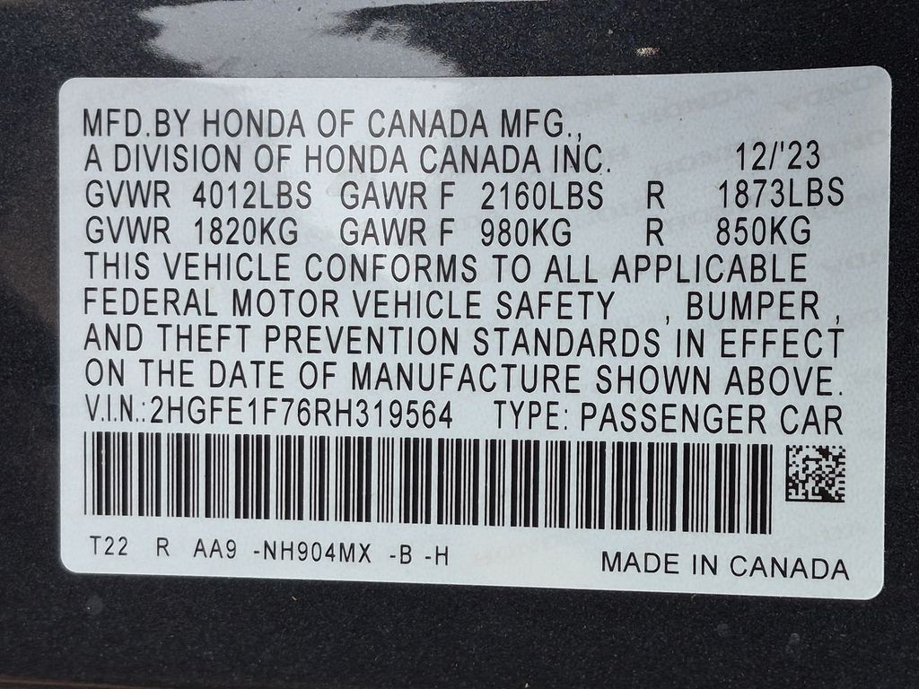 Thumbnail: 2024 Honda Civic - 20