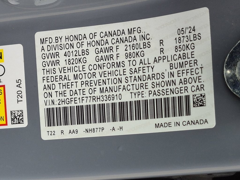 Thumbnail: 2024 Honda Civic - 18