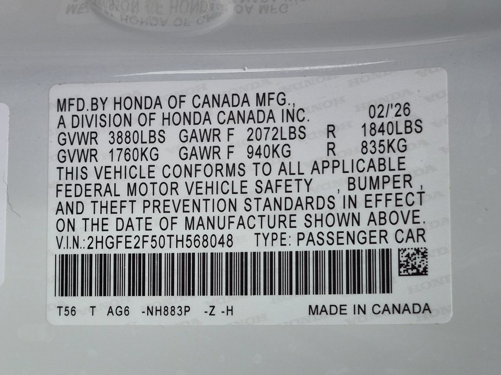 Thumbnail: 2026 Honda Civic - 18