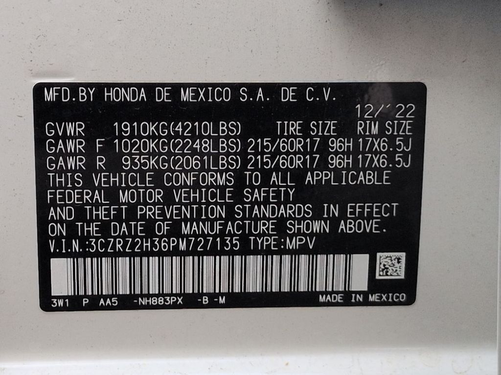 Thumbnail: 2023 Honda HR-V - 19