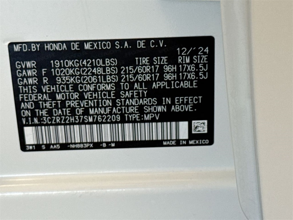 Thumbnail: 2025 Honda HR-V - 21