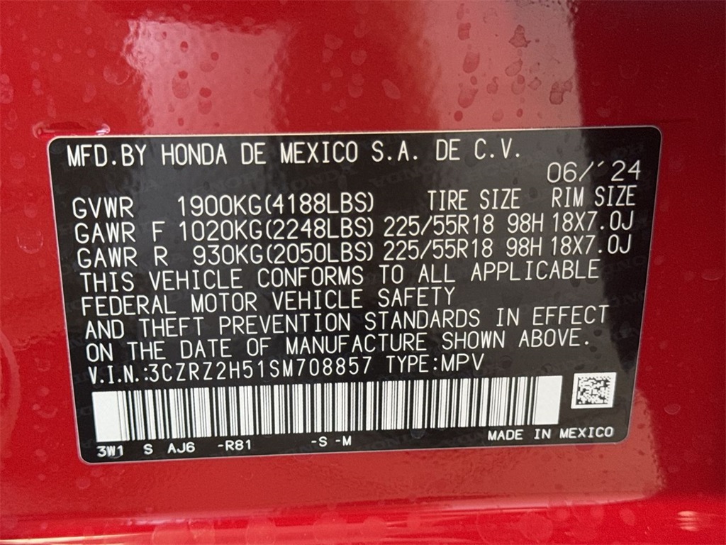 2025 Honda HR-V Sport 21