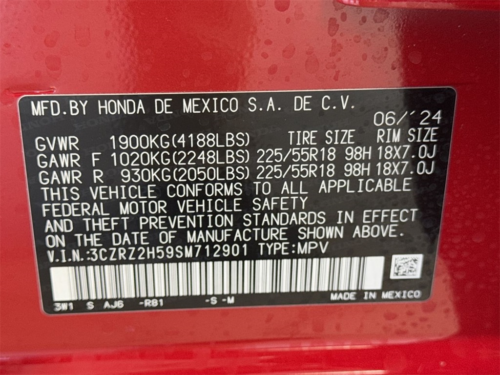 2025 Honda HR-V Sport 21