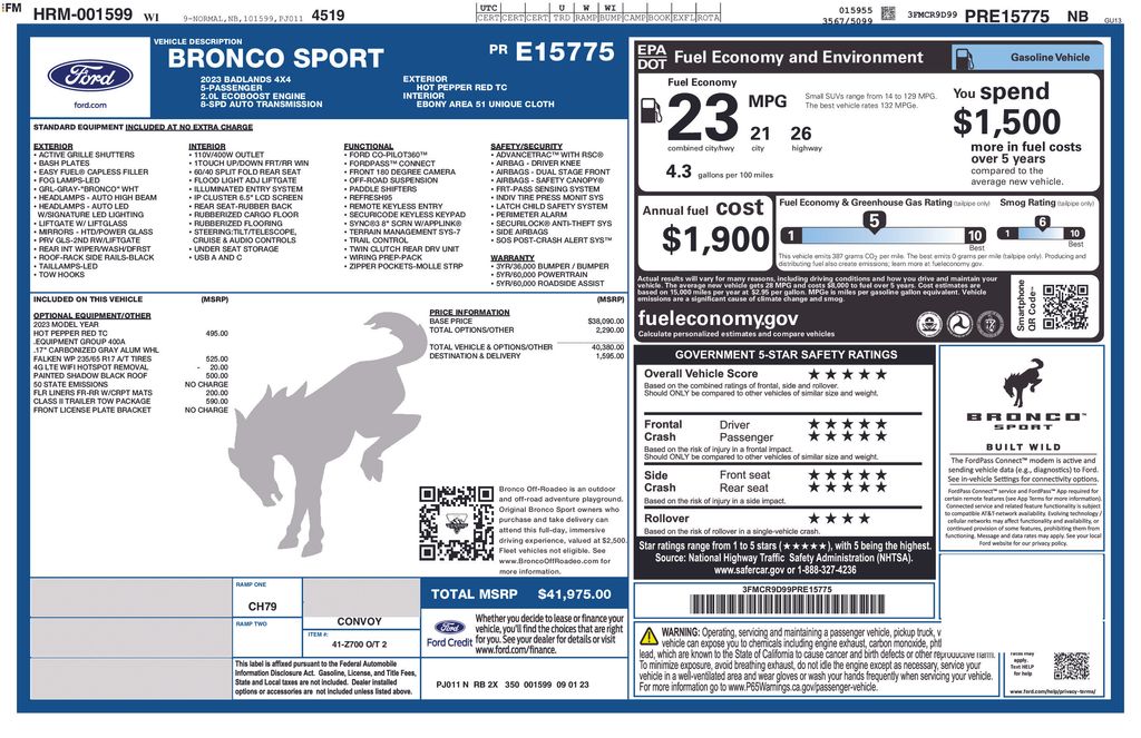 Thumbnail: 2023 Ford Bronco Sport - 36