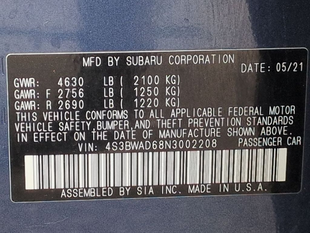 Thumbnail: 2022 Subaru Legacy - 19