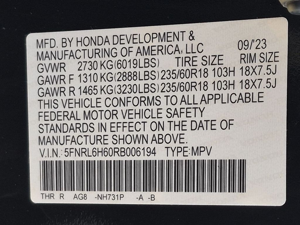 Thumbnail: 2024 Honda Odyssey - 19