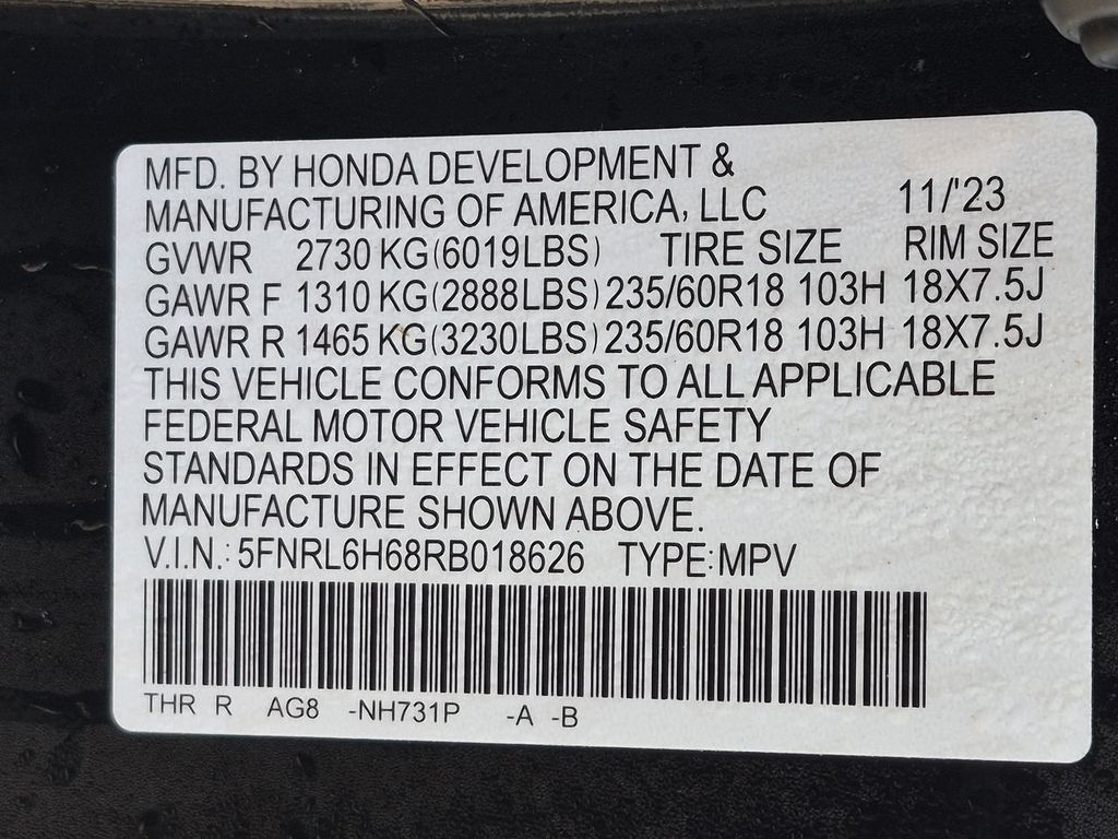 Thumbnail: 2024 Honda Odyssey - 19