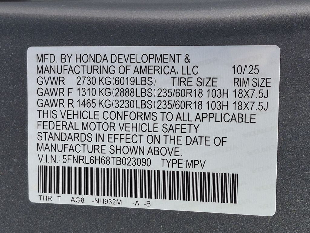 Thumbnail: 2026 Honda Odyssey - 19