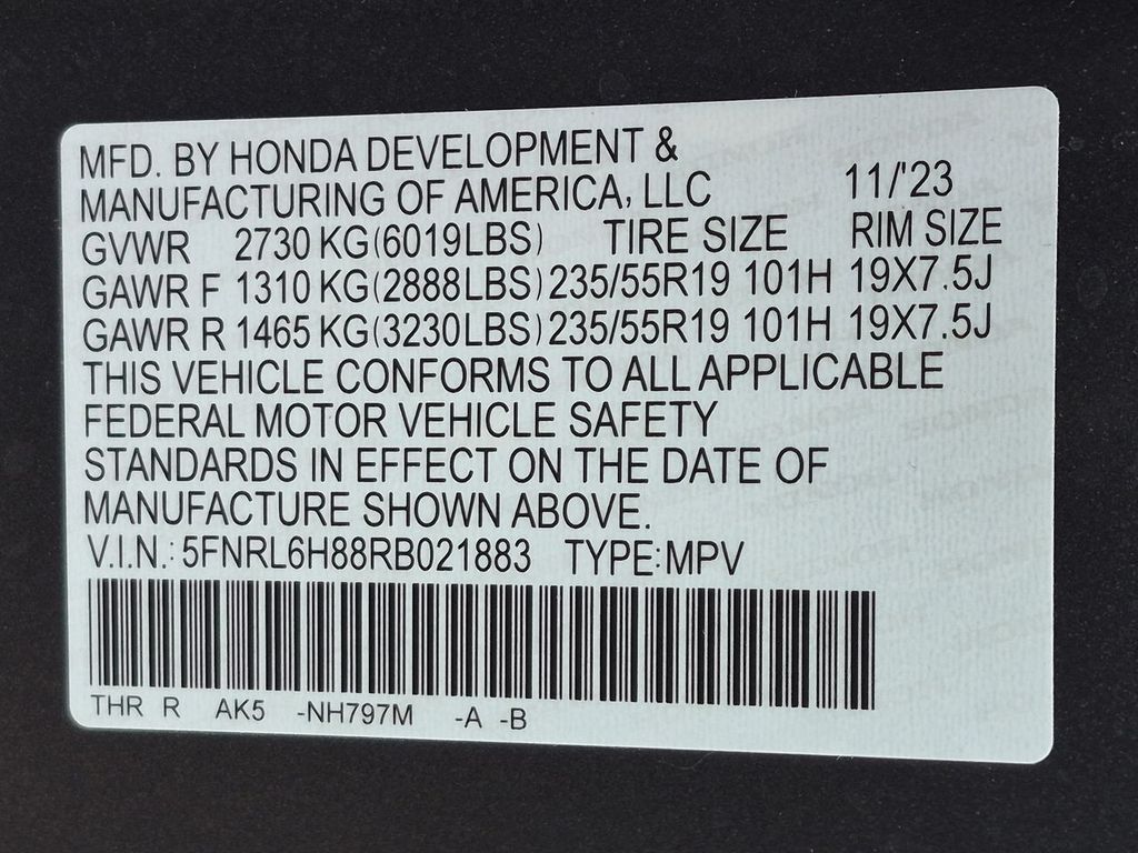 Thumbnail: 2024 Honda Odyssey - 18