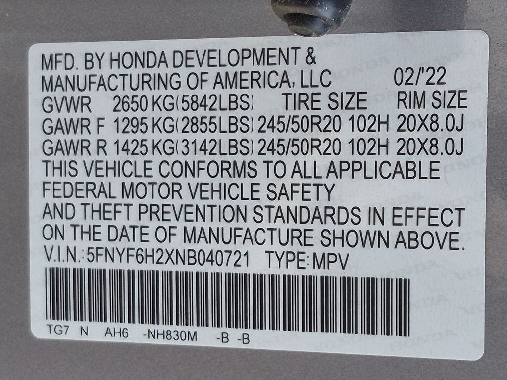 Thumbnail: 2022 Honda Pilot - 19