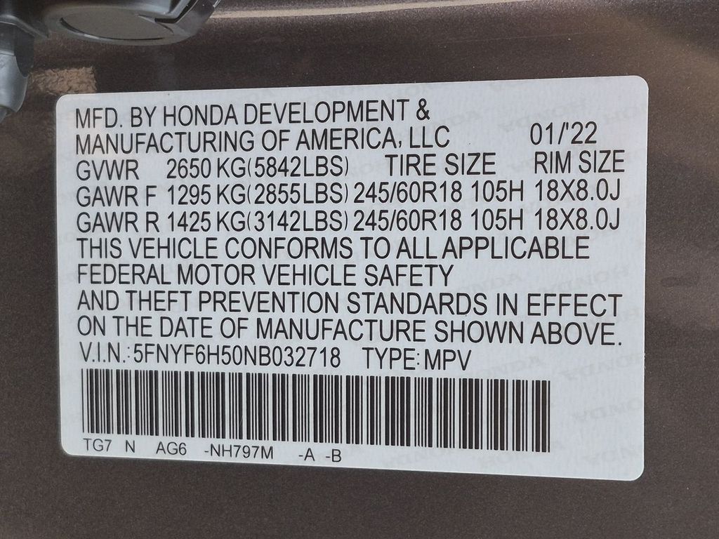 Thumbnail: 2022 Honda Pilot - 19