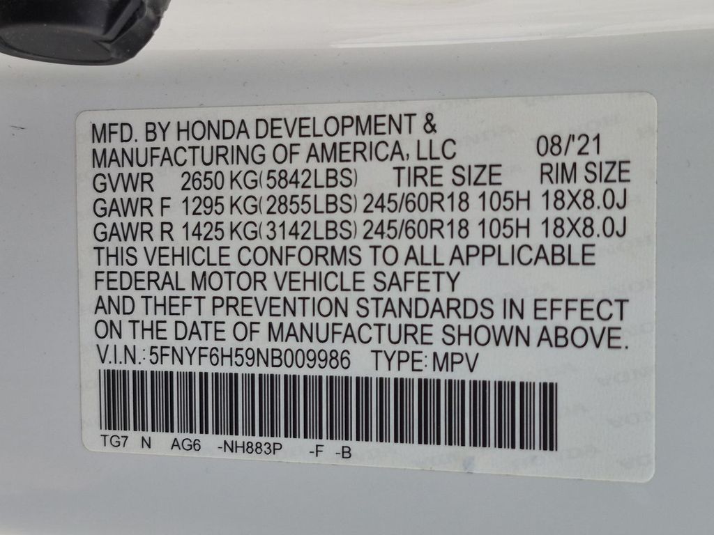 Thumbnail: 2022 Honda Pilot - 19