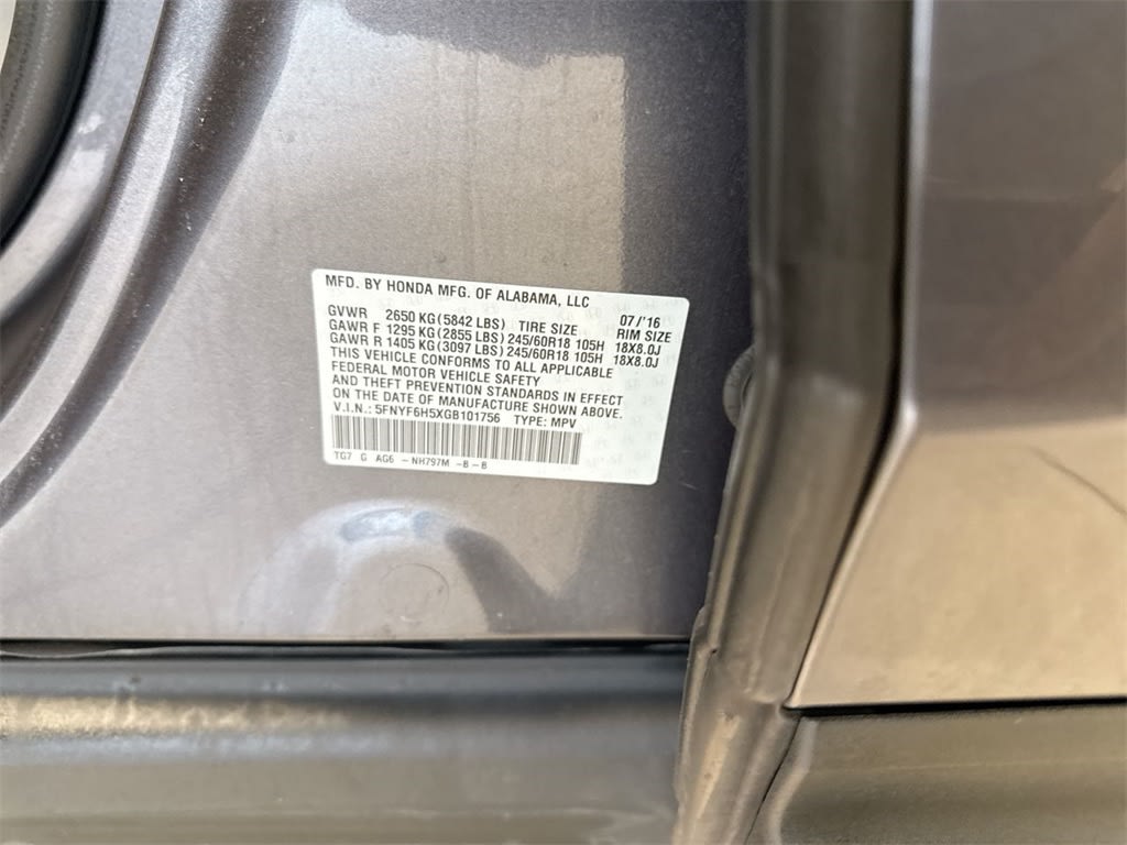 Thumbnail: 2016 Honda Pilot - 20