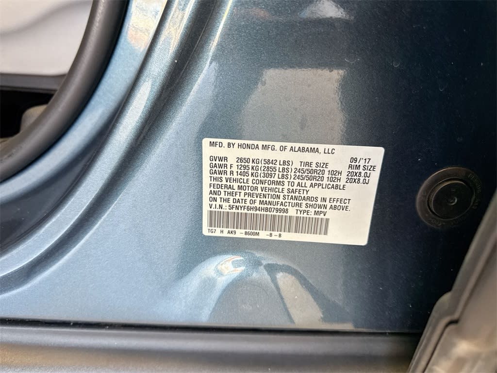Thumbnail: 2017 Honda Pilot - 20