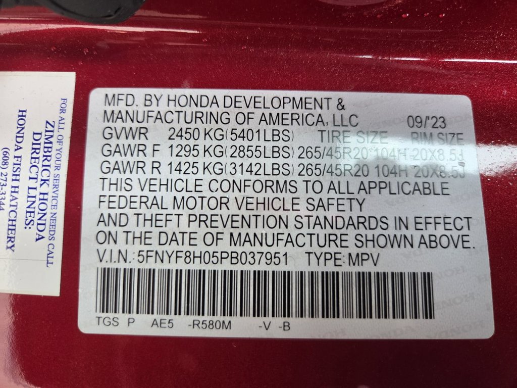 Thumbnail: 2023 Honda Passport - 19